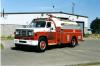 Photo of King-Seagrave serial 72017, a 1973 GMC tanker of the Kingsville Fire Department in Ontario.