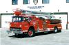 Photo of King-Seagrave serial 72025, a 1973 Ford pumper of the Lasalle Fire Department in Ontario.