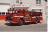 Photo of King-Seagrave serial 72030, a 1972 Ford pumper of the Aylmer Fire Department in Ontario.