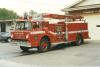 Photo of King-Seagrave serial 72037, a 1973 Ford pumper of the Brantford Township Fire Department in Ontario.