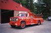 Photo of King-Seagrave serial 73003, a 1973 GMC pumper of the Essa Township Fire Department in Ontario.