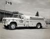 King-Seagrave delivery photo of serial 73011, a 1973 Dodge tanker of the Wikwemikong Fire Department in Ontario.