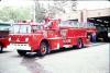 Photo of King-Seagrave serial 73016, a 1973 Ford aerial of the Cambridge Fire Department in Ontario.