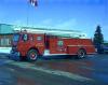 King-Seagrave delivery photo of serial 73028, a 1974 International  pumper of the Peterborough Fire Department in Ontario.