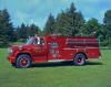 King-Seagrave delivery photo of serial 73031, a 1974 GMC pumper of the Tosorontio Township Fire Department in Ontario.