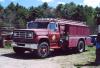 Photo of King-Seagrave serial 73049, a 1974 GMC tanker of the Pointe au Baril Fire and Emergency Response Team in Ontario.