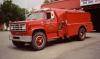 Photo of King-Seagrave serial 73049, a 1974 GMC tanker of the Yarmouth Township Fire Area 1  in Ontario.