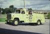 Photo of King-Seagrave serial 73053, a 1974 Ford pumper of the Barrie Fire Department in Ontario.