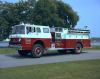 King-Seagrave delivery photo of serial 73059, a 1974 Ford pumper of the Tilbury Fire Department in Ontario.