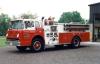 Photo of King-Seagrave serial 73064, a 1974 Ford pumper of the Mersea, Romney and Wheatley Fire Department in Ontario.