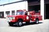 King-Seagrave delivery photo of serial 74031, a 1976 International mini pumper of the Milton Fire Department in Ontario.