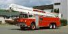 Photo of King-Seagrave serial 74055, a 1976 Ford platform of the Esquimalt Fire Department in British Columbia.