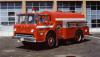 Photo of King-Seagrave serial 74069, a 1975 Ford tanker of the Dundas Fire Department in Ontario.