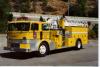 Photo of Thibault serial T73-163, a 1973 custom quint of the Kootenay Boundary Fire Department in British Columbia.