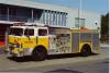 Photo of Thibault serial T73-186, a 1973 Custom PWT817G pumper of the Victoria Fire Department in British Columbia.